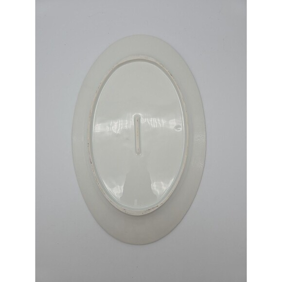 Rorstrand Sweden Oval Porcelain Platter #523 Gold Ribbon Pattern 13.25" x 8.5" - Picture 4 of 9